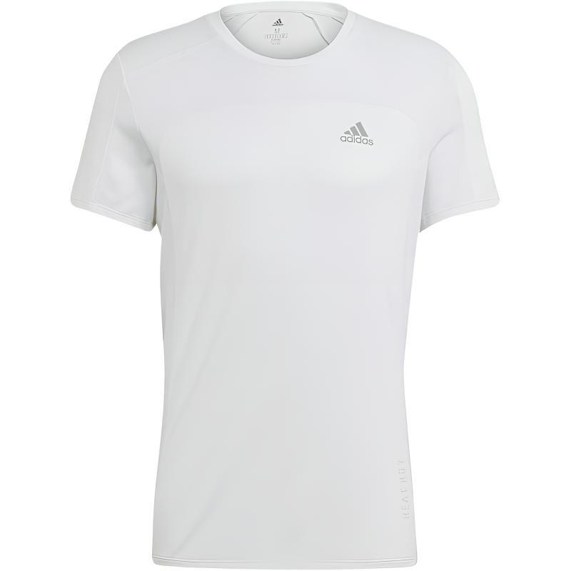 Adidas T Shirts Men's White Crew Neck Moderate Straight Fit GK4302