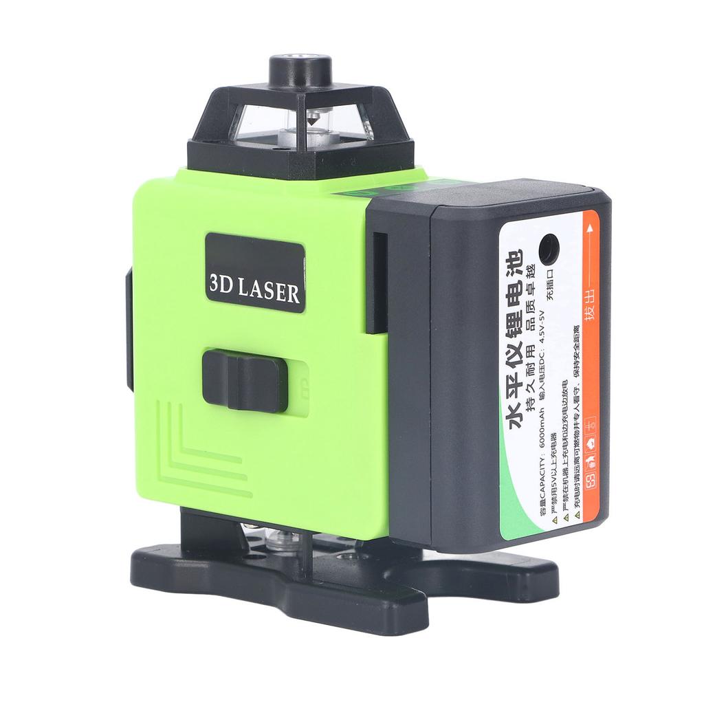 16 Line Cross Laser Leveler Self Leveling Horizontal Vertical Green Light Level 3x360 Degree
