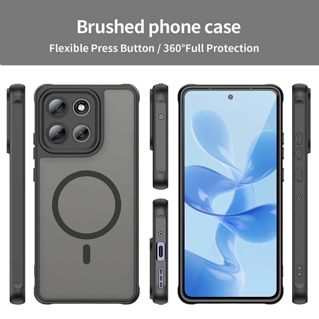 For Motorola Moto G86 Power 5G Case Compatible with MagSafe Anti Drop PC+TPU Phone Cover