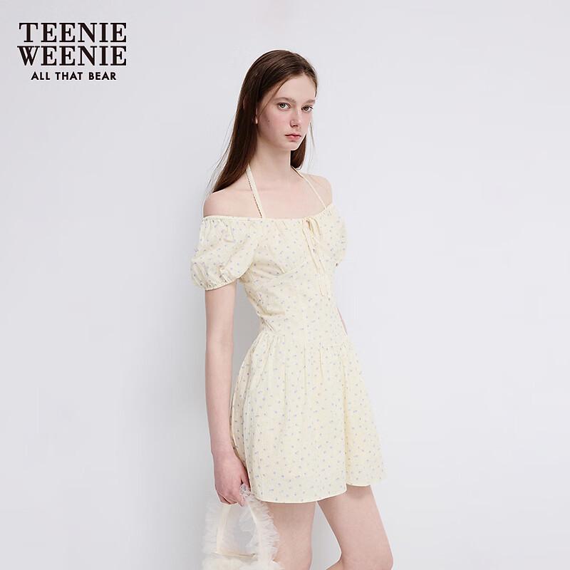 Teenie Weenie Little Bear Polka Dot A-Line Dress M
