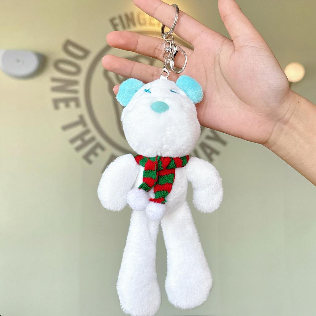 Portachiavi Peluche Bambola Mostro Occhi Grandi