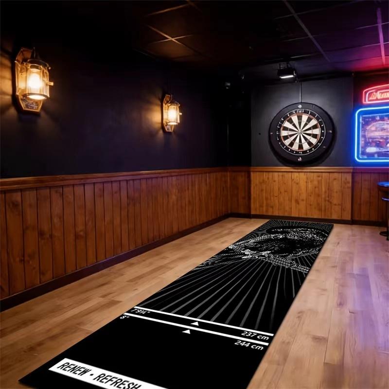 Covorașul de Darts Anti-Alunecare și Rezistent la Uzură Este Special Conceput Pentru Baruri de Acasă și Arcade de Jocuri. Este o covoraș de darts ușor de curățat