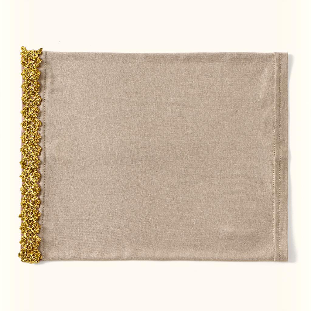 Golden Floral Embroidery Jersey Hijabs For Muslim Women Modal Inner Cap Undercap Turban Tube Soft Stretch Bonnet Mujer Hat