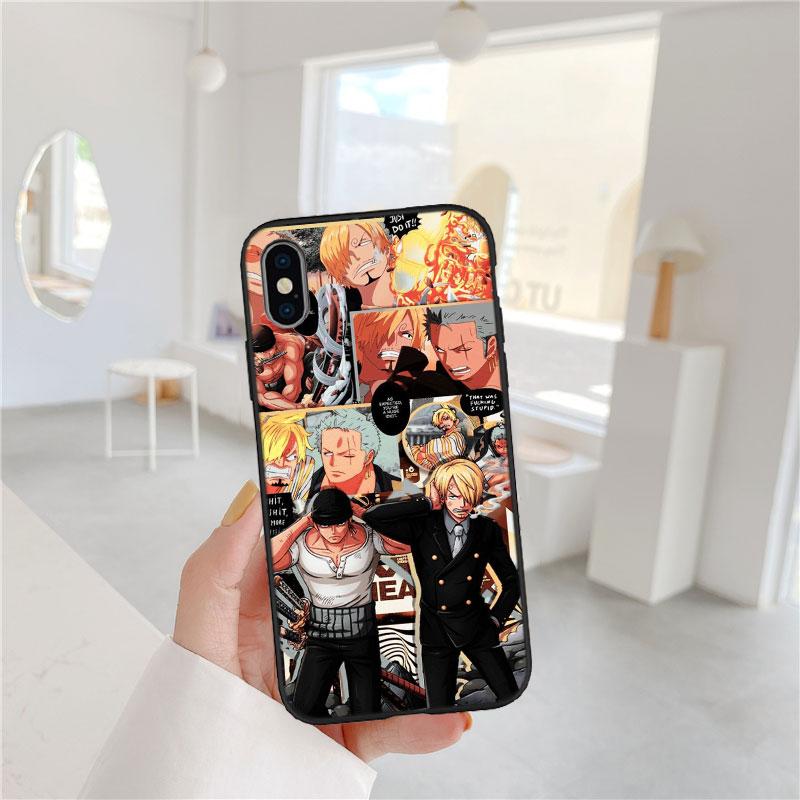 FM4 Anime One Piece Soft Shell Phone Case for OPPO A3 Pro A72 A74 A76 A77 A77S A78 A79 A94 A95 A18 A40M A58