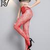 Collant Sexy da Donna con Rete Traforata e Pizzo