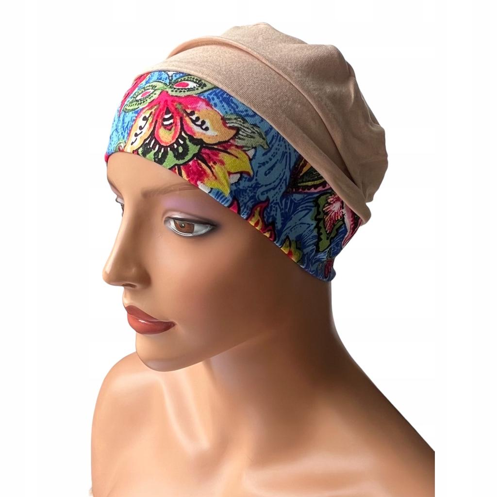 Turban Celestyna 138/X-1 Sportowa Czapka Z Bambusa Także Po Chemioterapii