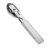4Pieces Stainless Steel Camping Utensils Set Portable Outdoor Cutlery for Hiking Backpacking Travel Corrosion Resistant