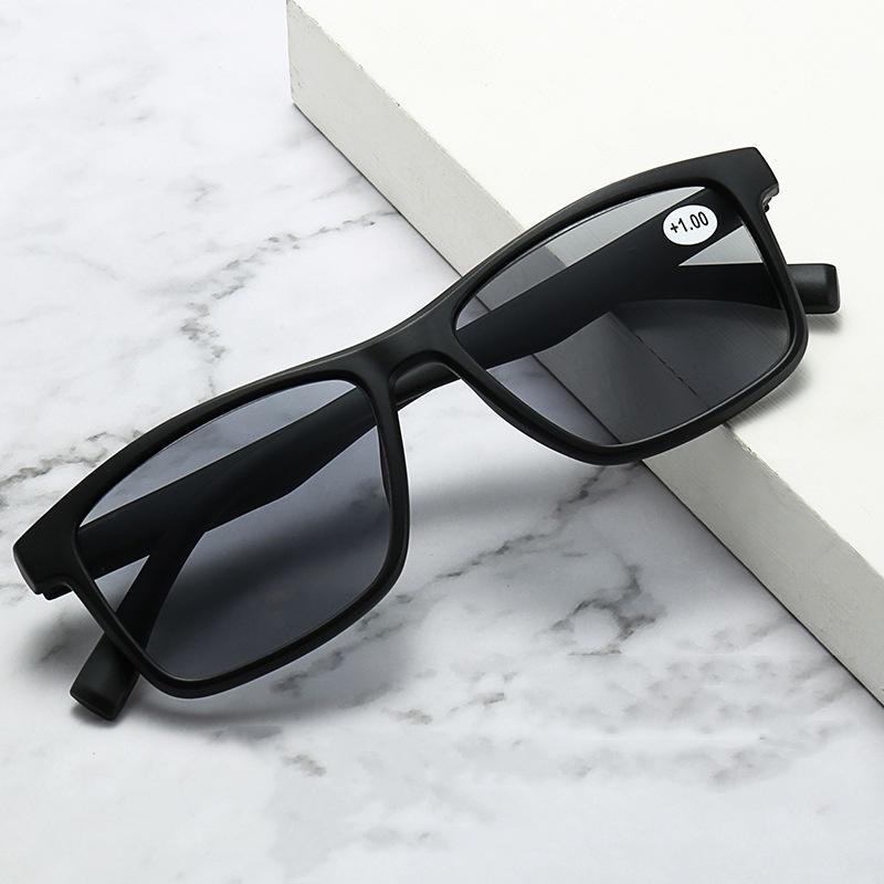 Men Square Frame Reading Sun Glasses Classic Anti UV Protection Presbyopic Eyeglasses Male 2025 New With Diopters +1.00 to +4.00