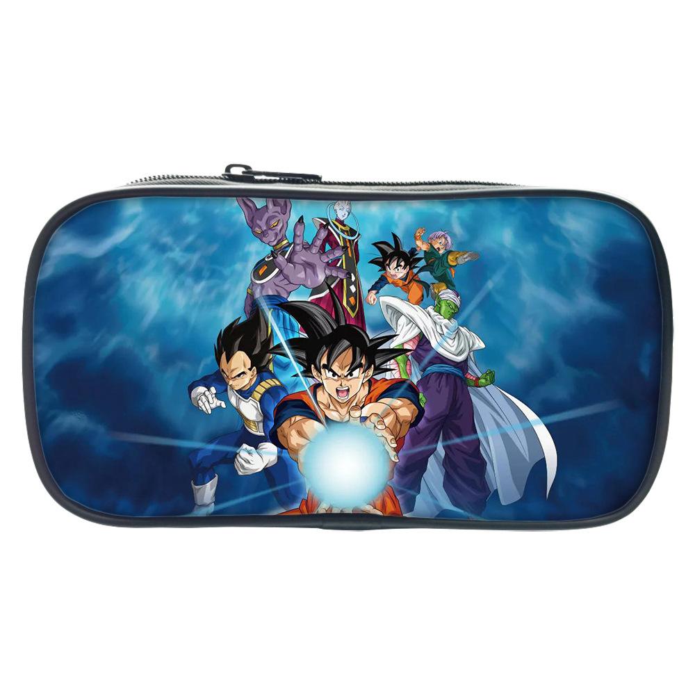 Dragon Ball Student Pencil Case Cartoon Peripheral Student Pencil Bag Printing Children S Pencil Case Animation Pencil Case Compartment pencil case