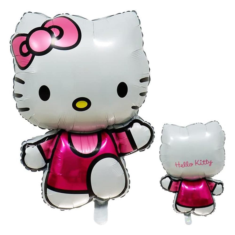 Hello Kitty Party Decoration Balloons Include Happy Birthday Banner and Balloon