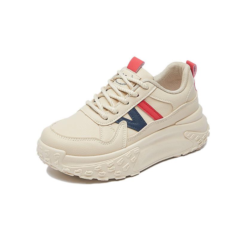 New Shoes Women's Autumn Girls' Sports Running Casual Street Shooting Thick-soled Height-increasing Shoes
