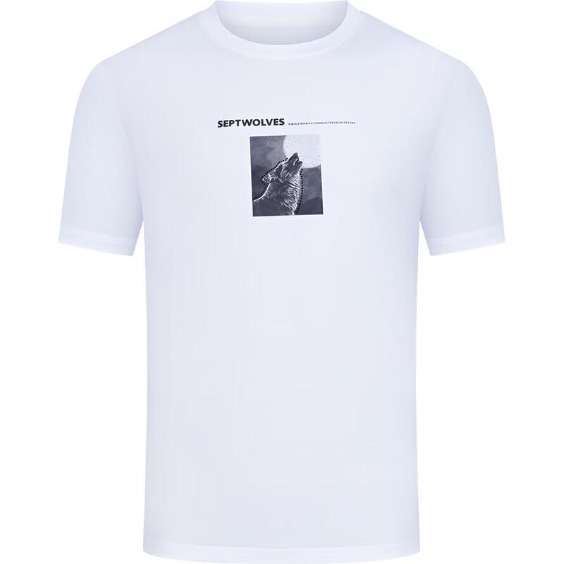 SEPTWOLVES Men's Casual Short-Sleeve T-Shirt