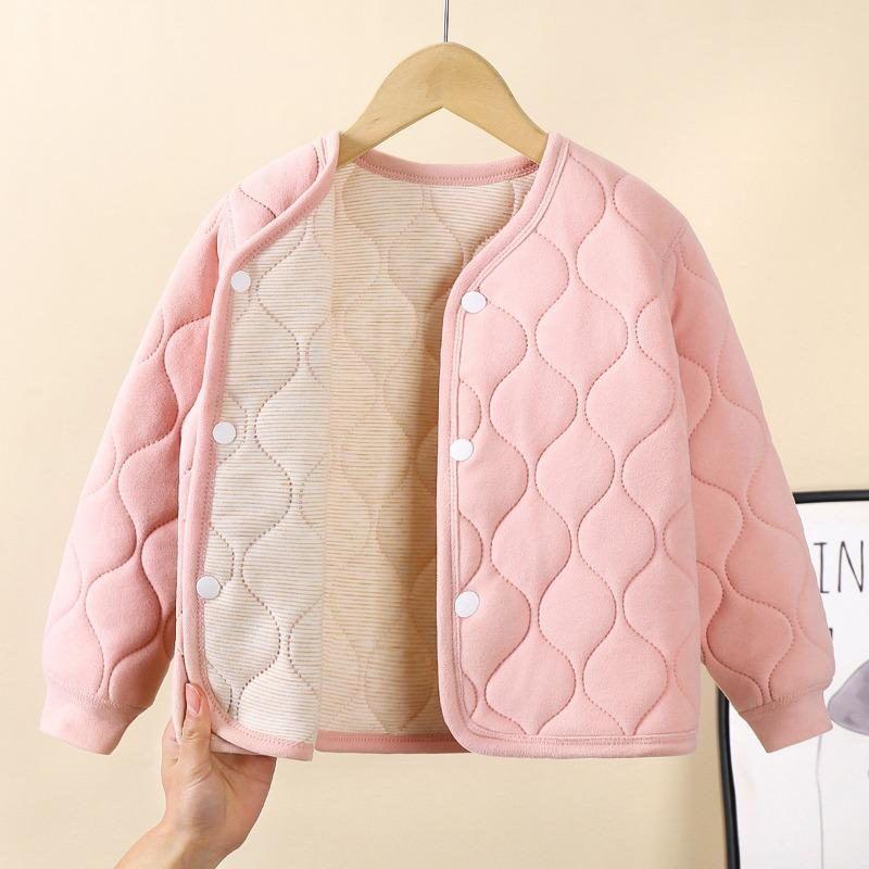 Kids Thickened Three Layer Padded Warm Winter Coat School Uniform Inner Liner For Boys Girls