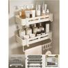Miling No-Drill 2-Tier Bathroom Storage Shelf