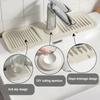 Silicone Faucet Splash Pad Splash Guard Behind Faucet Foldable Drainage Mat