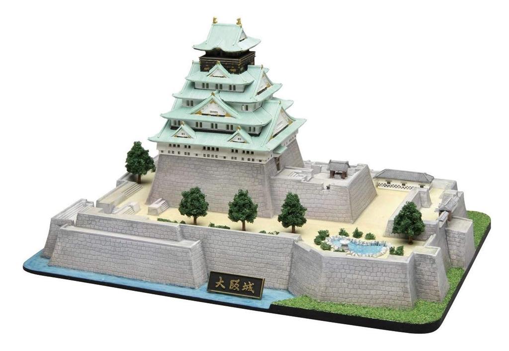Fujimi 1/700 Osaka Castle Plastic Model Kit, Castle Series No.4