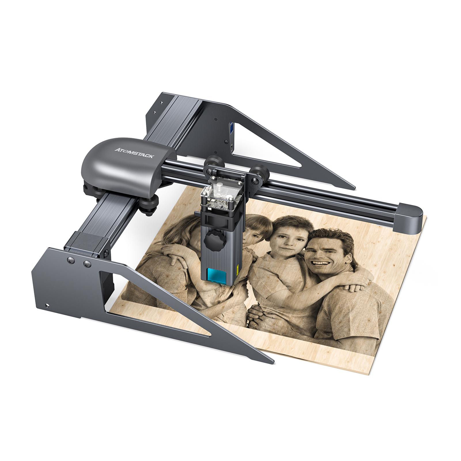 

ATOMSTACK P7 30 Вт лазерный гравер настольный DIY гравировальный станок с площадью гравировки 200*200 UK PLUG