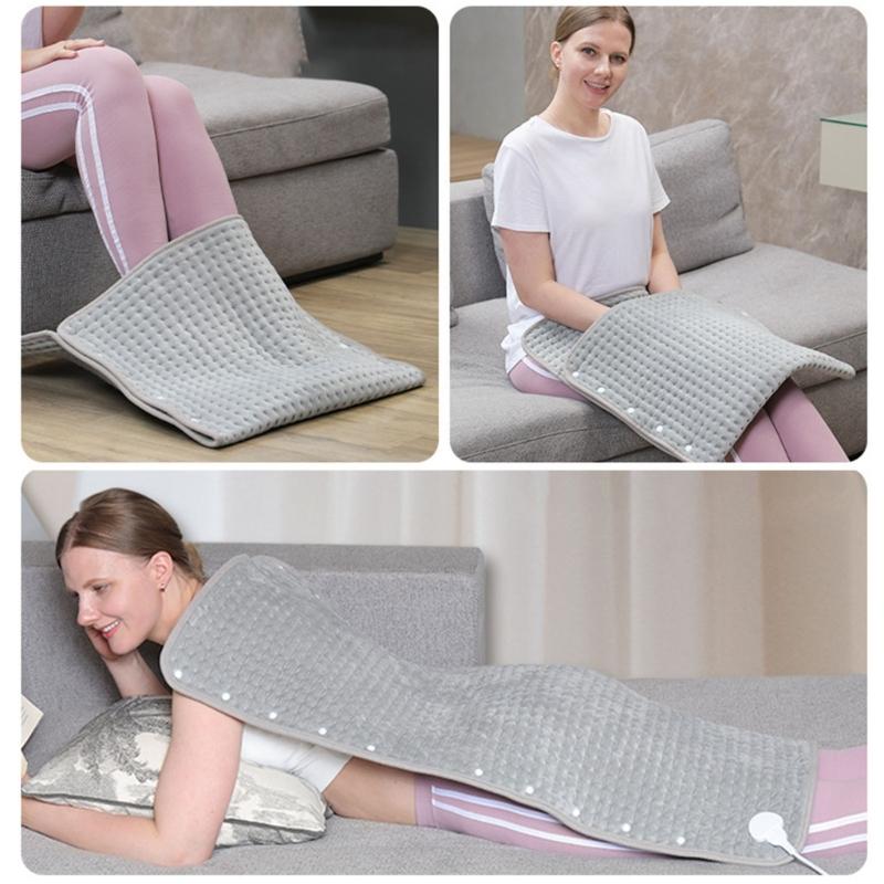 Heating Pad Electric Heating Pad for Back Pains & Cramp,10 Heat Settings,Soft Machine Wash Fabric,Electric Heated Pads