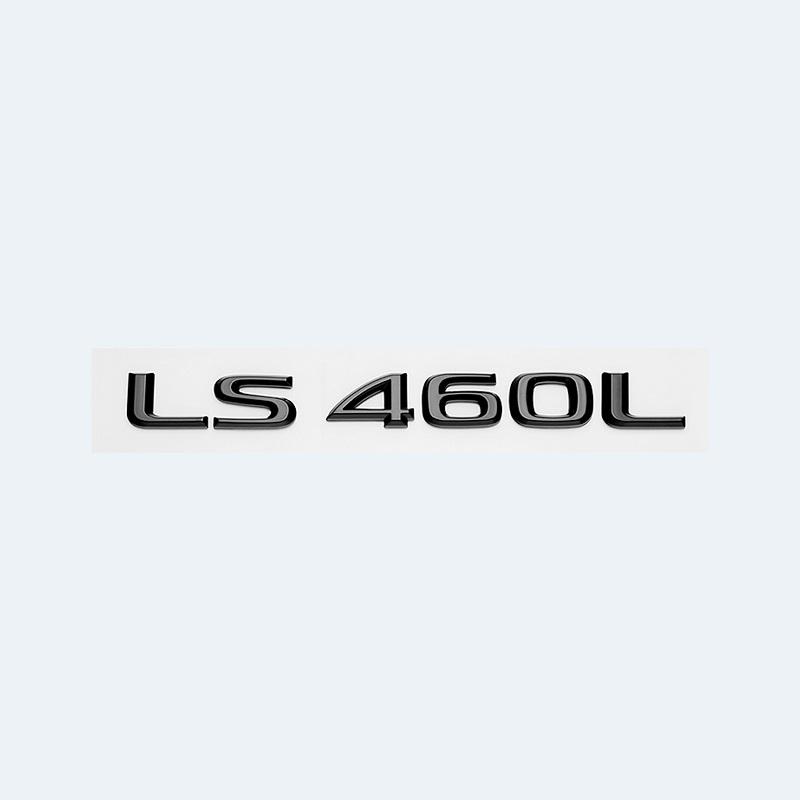 3D Letters Glossy Black LS350 LS400 LS460 LS460L LS500 LS500h LS600hL Car Rear Trunk Tail Logo Emblem Sticker for Lexus LS UP9