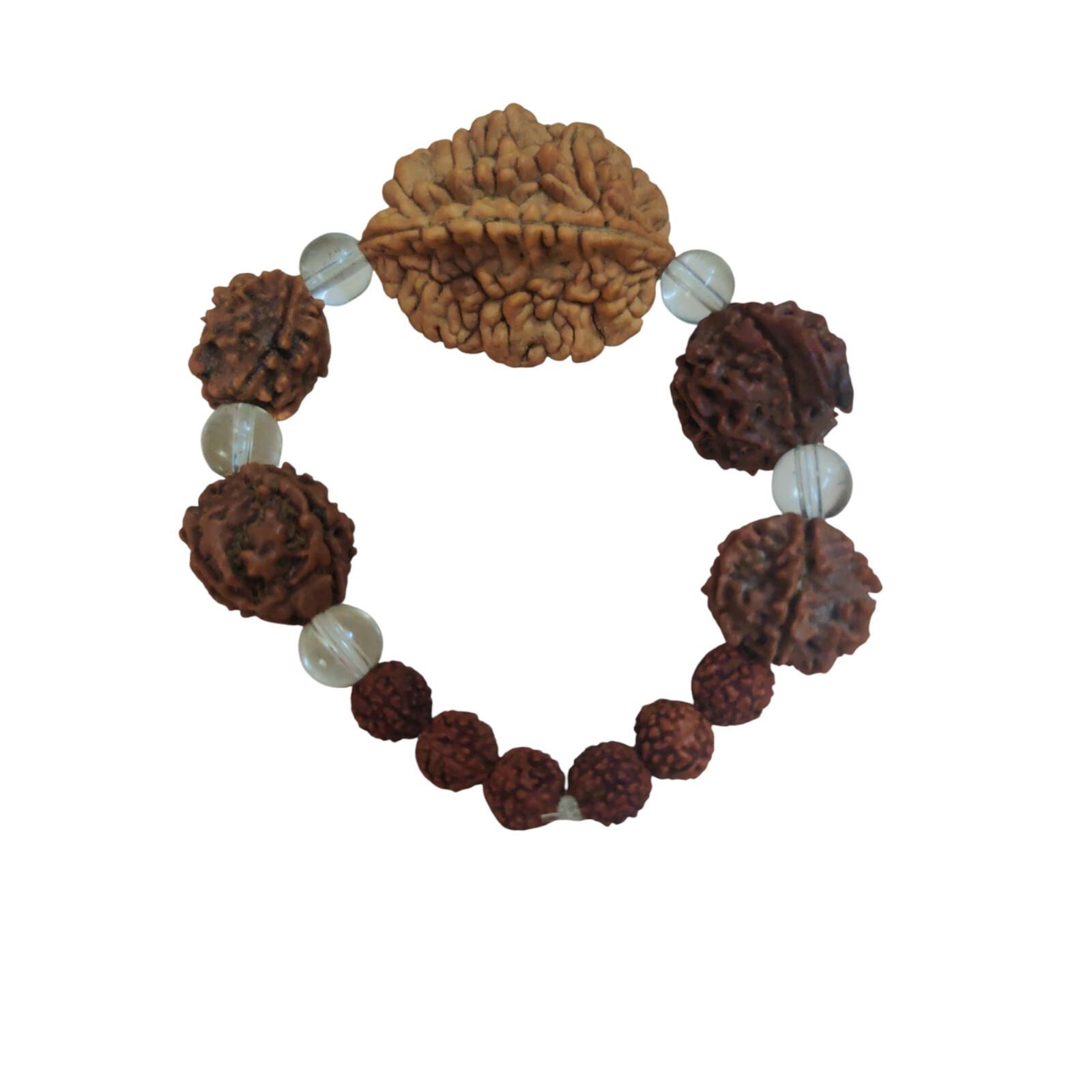 

@ Indian Traditional Rudraksh Beads Wrist Band Bracelet For Unisex Zr-2560-60%Off