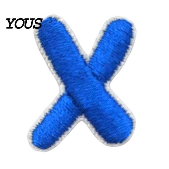 Jeans Dekorative Aufnäher Selbstklebende Buchstaben-Aufnäher, A-Z Buchstaben für Kleidung, Aufkleben auf Kosmetiktaschen Hüte Rucksäcke Schuhe Basteln Laptop, DIY