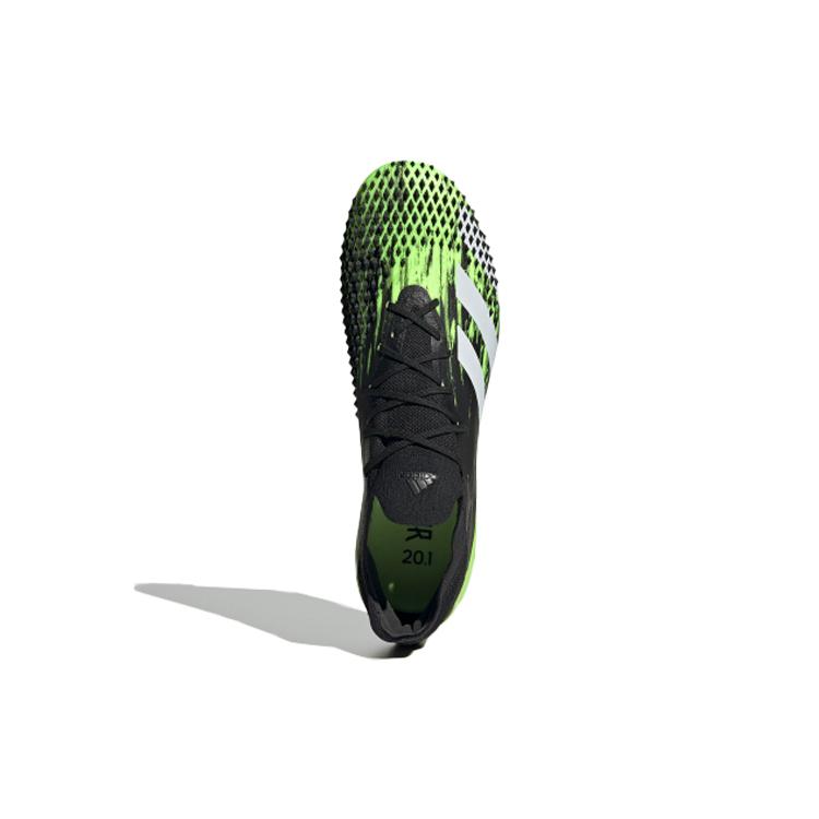 New Adidas Predator Mutator 20.1 Low Ag 'Black Signal Green' FW9748
