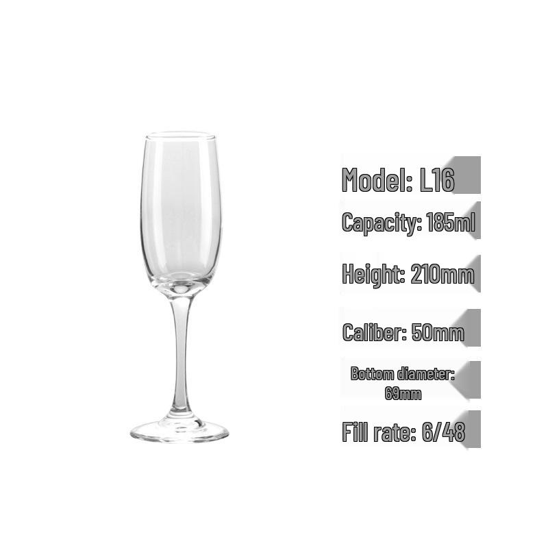 Upgraded High-Stemmed Wine & Champagne Glass for Sparkling Liquor & Cocktails