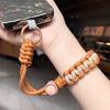 Langlebiger Sport-Handy-Anhänger Handgelenkband Anti-Verlust Unisex Verstellbar Kurz Gewebt Stabiles Lanyard Reise Diebstahlschutz Raubschutz Seil