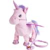 Unicórnio Elétrico Andante Engraçado de 35cm Brinquedo de Pelúcia Brinquedos de Pelúcia Brinquedo Eletrônico Musical de Unicórnio Presentes de Natal