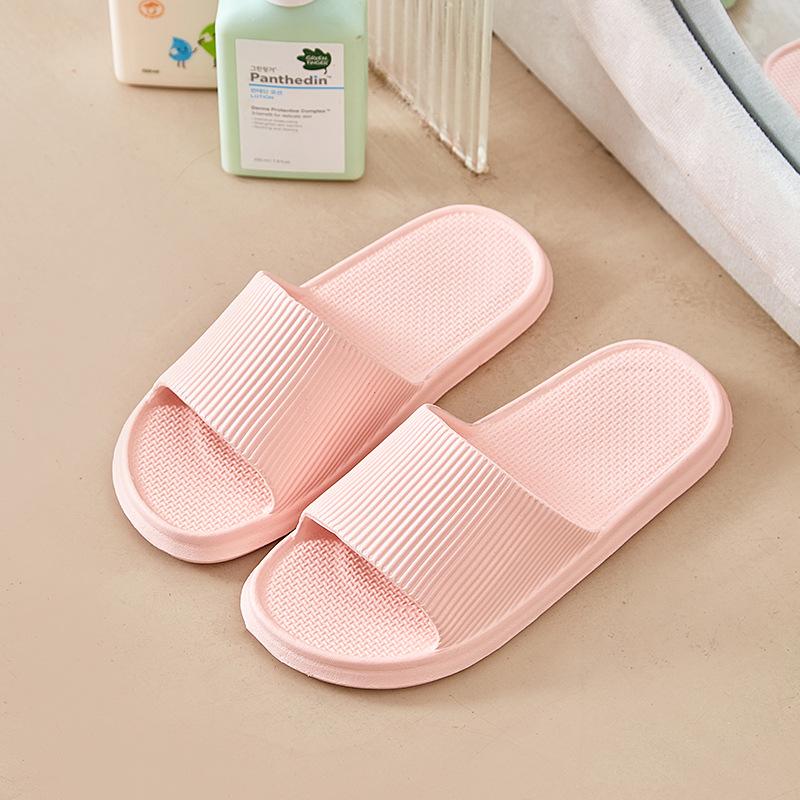 slippers men's summer indoor home home thick-bottomed bathroom bath non-slip couple cool slippers