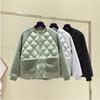 Women's Jackets Autumn Winter Lambswool Splice Parka Female Short Casual Cotton-padded Loose Warm Outwear Jacke Women
