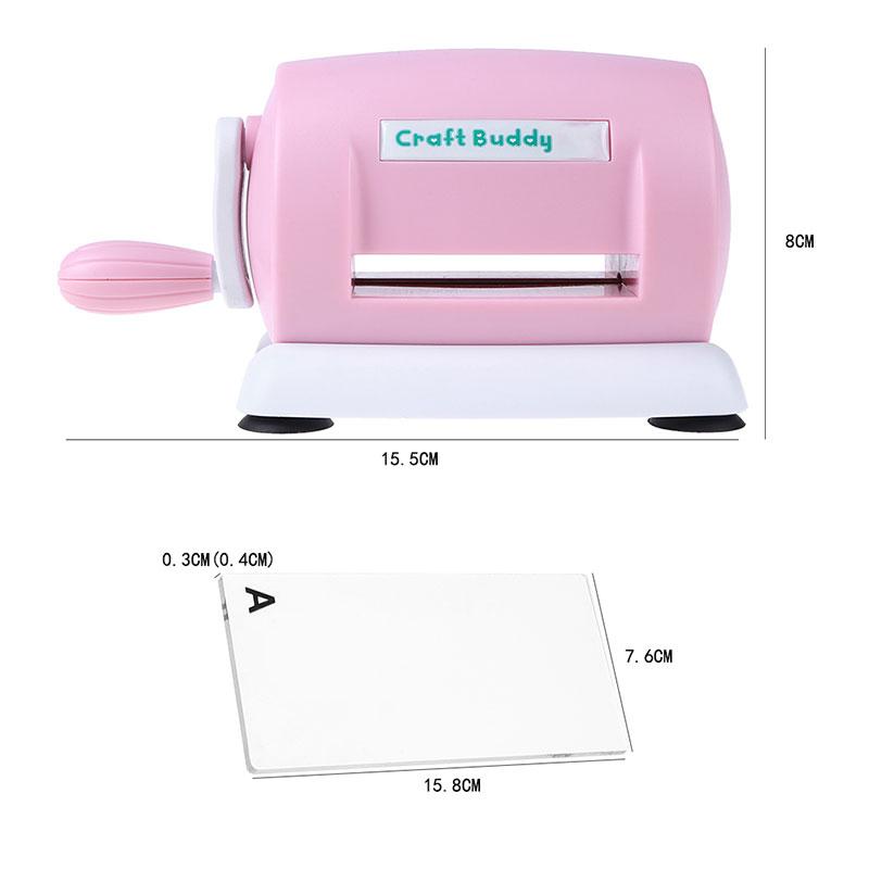DIY Plastic Paper Cutting Embossing Machine Craft Album Scrapbooking Cutter Paper Cutter Die-Cut Machine Handmade Tool