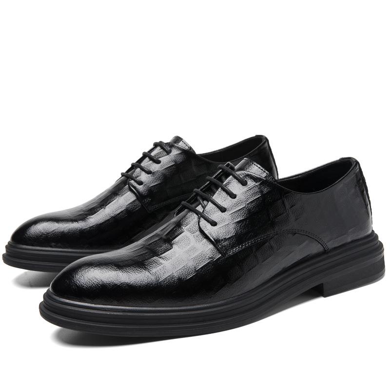 Fashion Business Dress Men Shoes 2024 New Classic Leather Men'S Suits Shoes Fashion Slip On Dress Shoes Men Oxfords