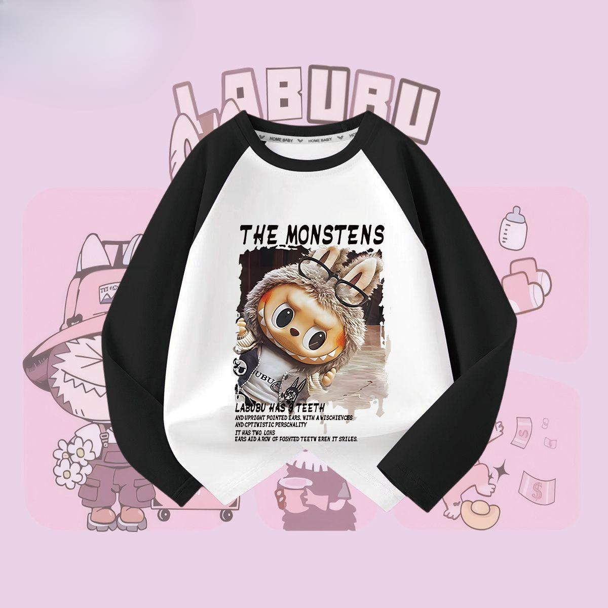 

Модная футболка с длинным рукавом для девочек, Детская повседневная футболка с длинным рукавом из чистого хлопка 140