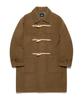Lee Wool Blend Long Duffle Coat Camel