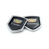 2 Piezas Pegatinas de Ventana de Coche de Aleación Emblema Lateral de Guardabarros para Cadillac Escalade CT4 BLS ATS CTS DTS XLR XTS Deville Seville XT5 CT5