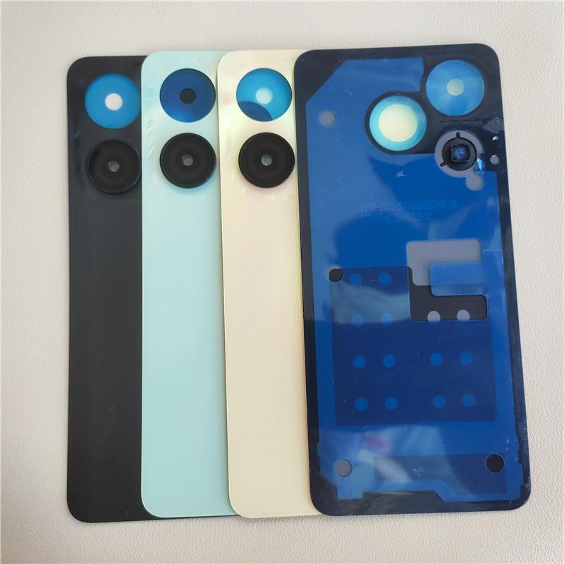 Battery Back Cover For Infinix Smart 8 X6525 Rear Door Housing With Adhesive Sticker Repair Parts