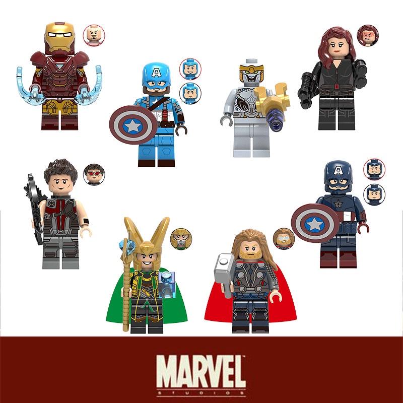 Superhero Building Blocks Figure Abs Plastic Toy 4.5cm Height