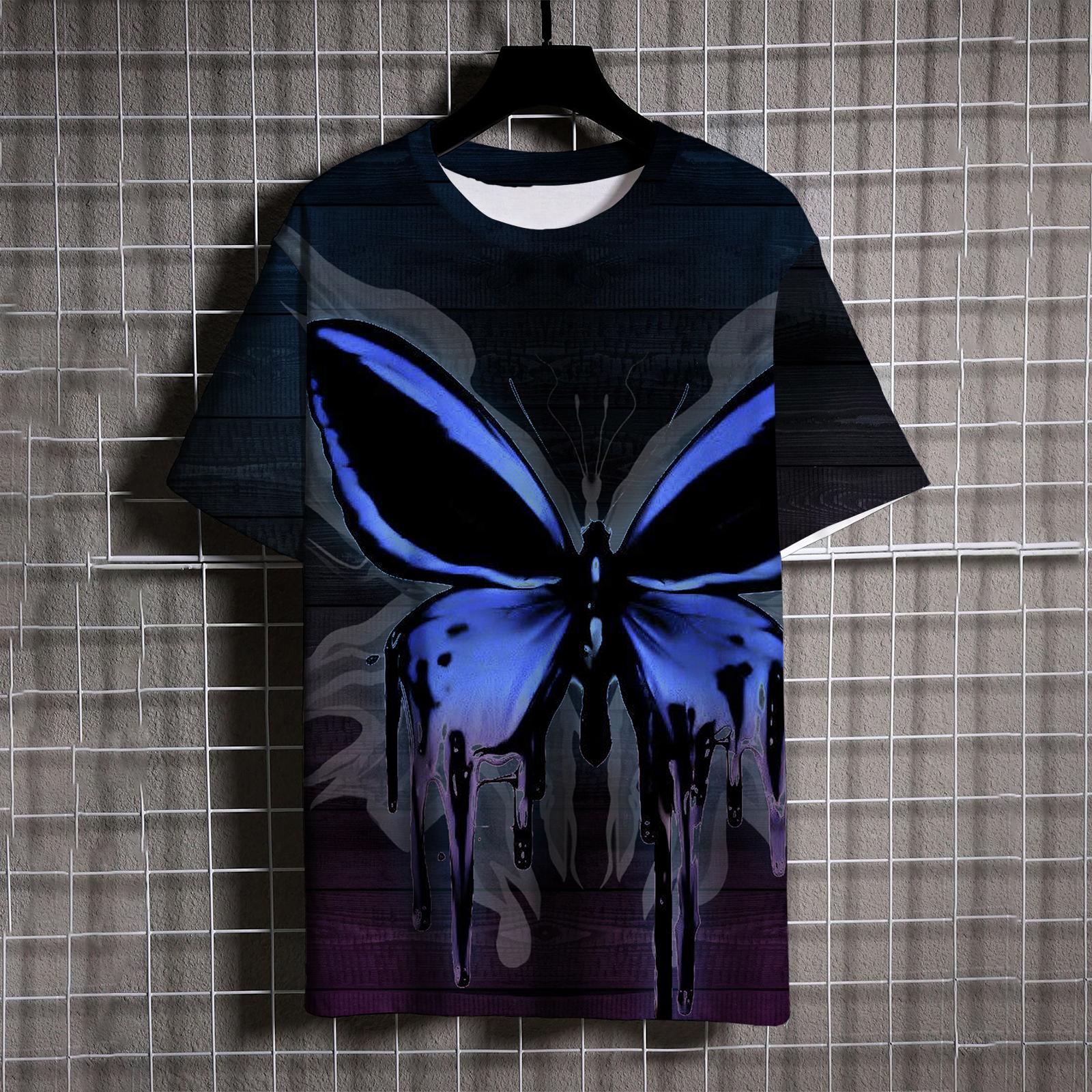 

Men s Tops Luxury Brand Short Sleeve Leisure Tshirt Summer Fashion Comfortable and Refreshing Animal Print Grim Reaper T-shirt XS