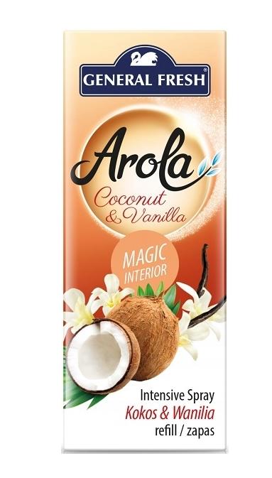 General Fresh Wkład do odświeżacza powietrza w kształcie szyszki Wanilia i Kokos, 40 ml
