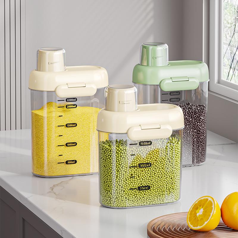 Grain Storage Tank, Five-grain Storage Box, Kitchen Food-grade Rice Sealed Tank, Storage Tank, Insect and Moisture-proof Rice Bucket Box