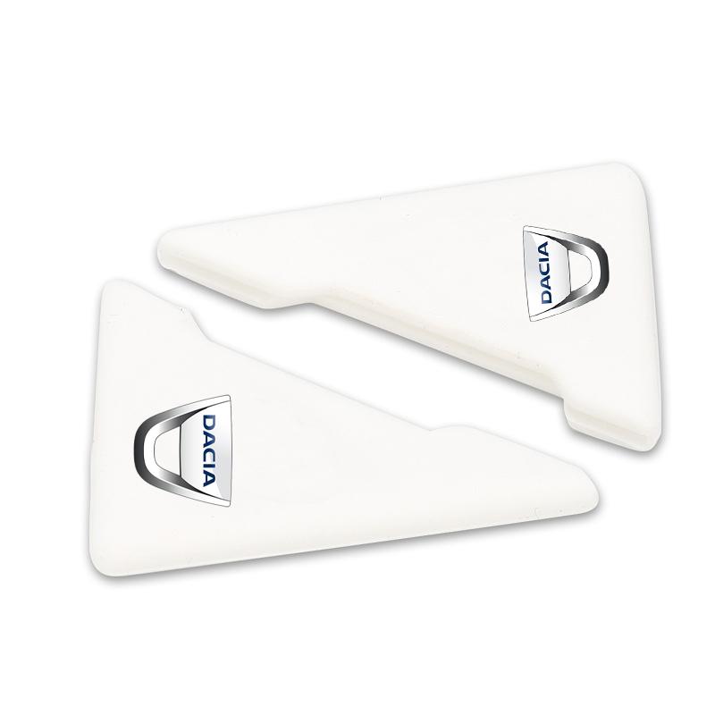 2Pcs Car Door Corner Cover Bumper Crash Anti-Scratch Protection 3D Sticker For Renault Dacia Megane 2 3 Duster Logan Clio 4 Scenic 2 Captur