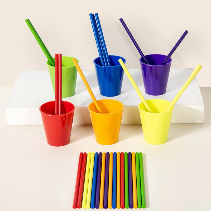 4-In-1 Color Guessing Cup Game Set - Educational Toy For Kids To Learn Colors Develop Fine Motor Skills And Play Interactively