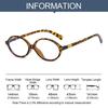 Retro Oval Frame Glasses Women Female  Sweet Cool Eyewear Trend Reading Computer Anti Blue Light Eyeglasses