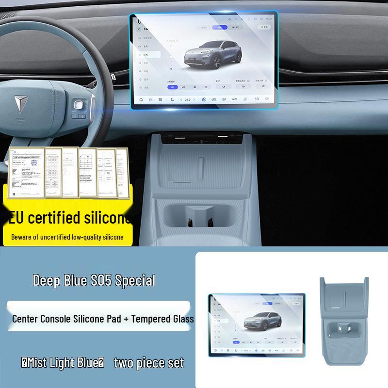 Pad Organizador de Silicona Antideslizante para Consola Central Changan Deepal S07