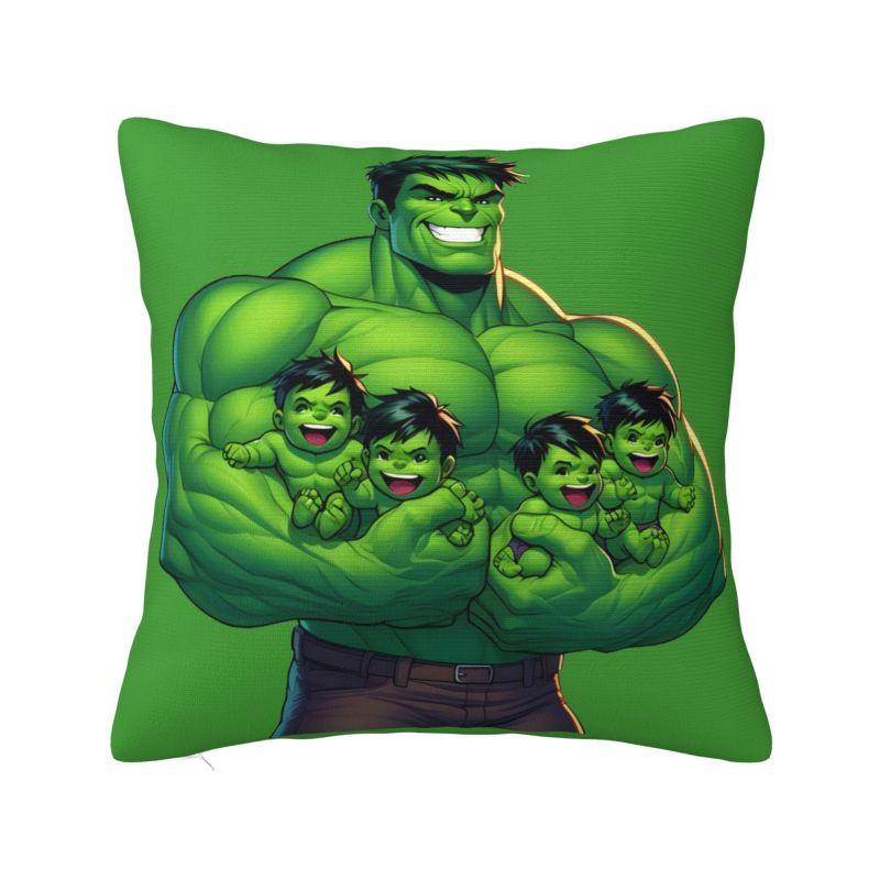 Custom Hulk Cushion Cover 45x45cm Velvet Modern Pillows