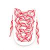 1 Pair Colorful Striped Shoe Laces for Woman Man Width 1CM Rainbow Shoelace Flat Shoelaces for Sneakers Length 100/120/140/160CM