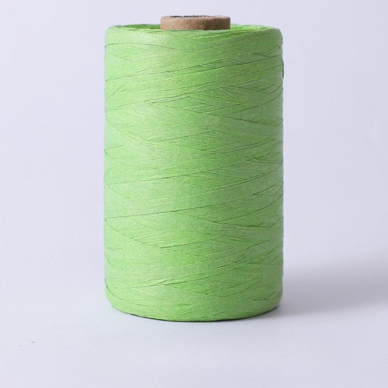 280-300M Natural Paper Raffia Yarn for Hand Knitting Crochet Straw Sandals Summer Hats DIY Hook Bags Cotton Grass Thread