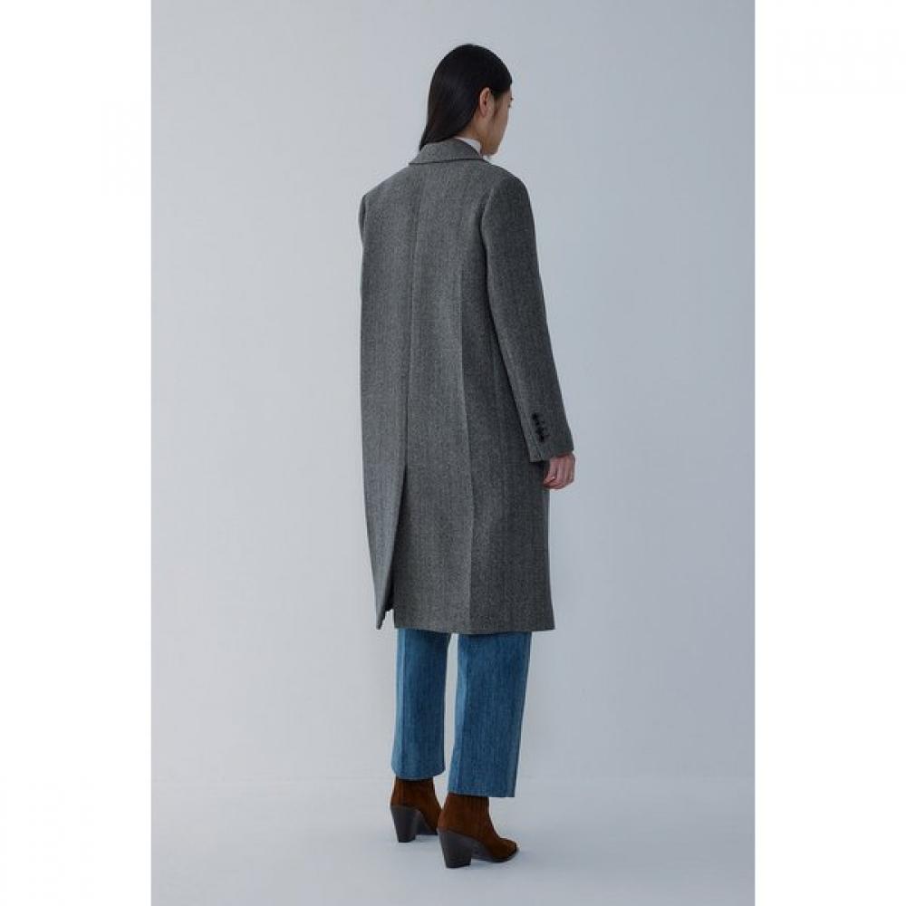 Vov Wool Blend Herringbone Pattern Coat 7115416x07