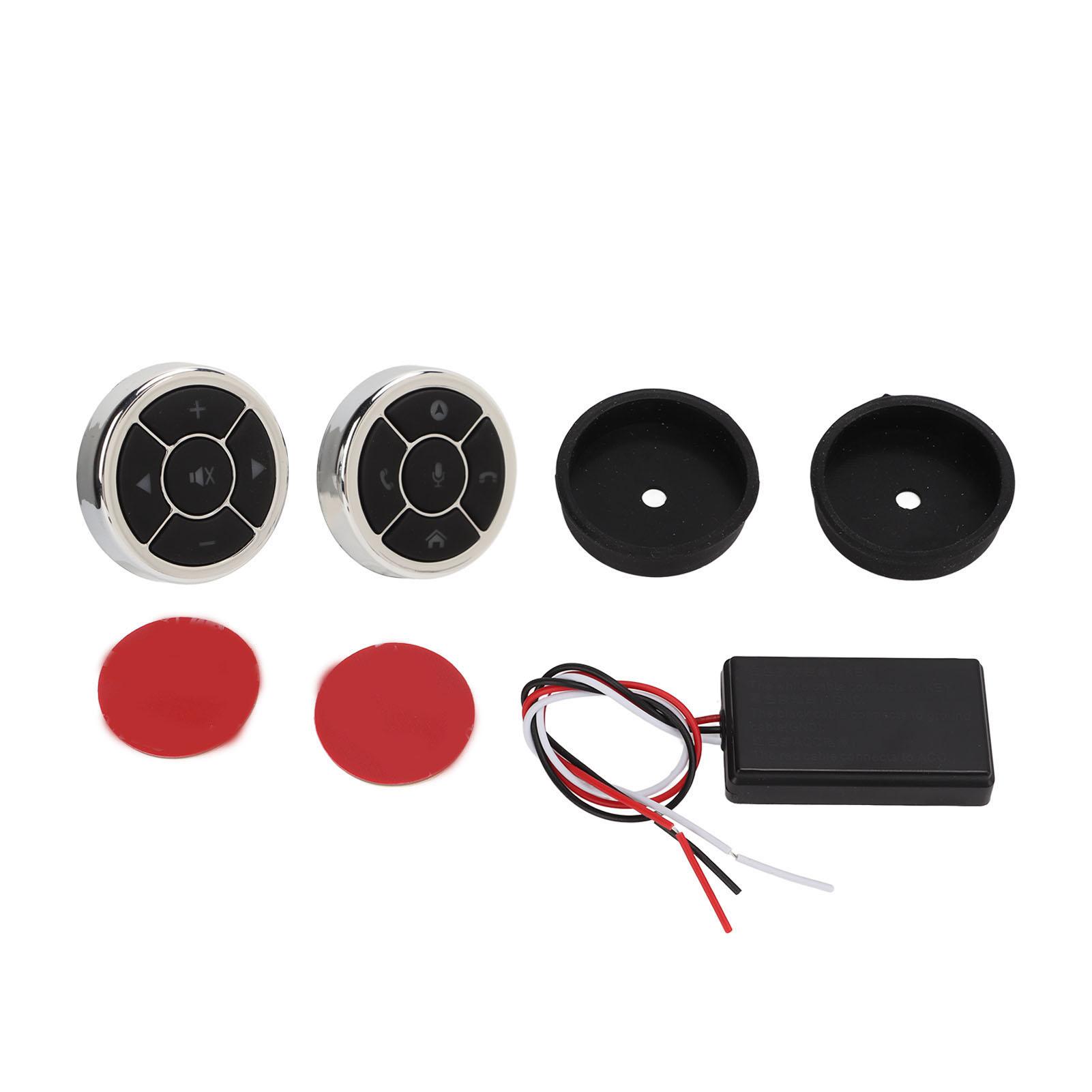 

10 Keys Car Steering Wheel Control Button Volume Adjustment Handsfree Call Wireless Universal Multimedia Controller
